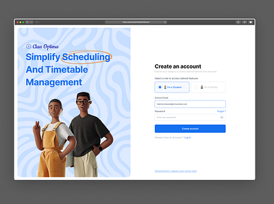 School Time Management Login UI animation blue login ui dashboard light theme login in page login ui logindashboard management login rtime management login ui scheduling ui school login ui sign up page signup dashboard sschool login ui time management time management login ui ui