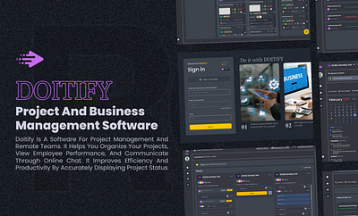 Doitify project and team management software🎯🤝 appdesign dashboard management projectmanagement projecttracking remotework saasdesign taskmanagement teamcollaboration teamworkflow ui uiuxdesign userexperience ux uxinspiration