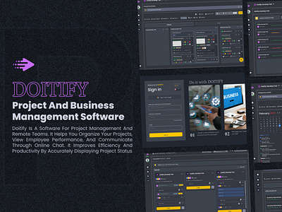 Doitify project and team management software🎯🤝 appdesign dashboard management projectmanagement projecttracking remotework saasdesign taskmanagement teamcollaboration teamworkflow ui uiuxdesign userexperience ux uxinspiration