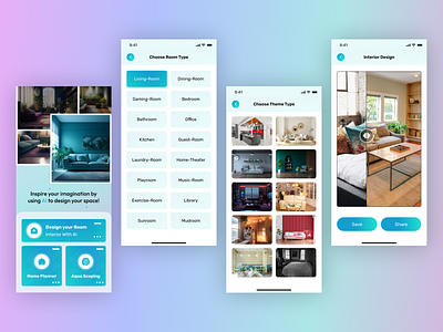 AI Room Planner App Design app design app icon branding design graphic design icon illustration logo mobile app room app room app design room design room design app ui uiux