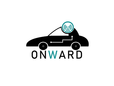 Driverless Car Logo dailylogochallenge design graphic design inkscape logo logo design pictorial