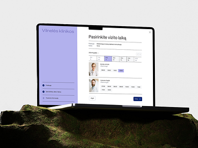 Vilnelės klinikos branding business clean clinic creative design desktop digital elegant health inspiration interface layout minimal registration ui ux visual design web design website