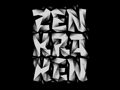 Zenkraken customtype design lettering letters texture type typography