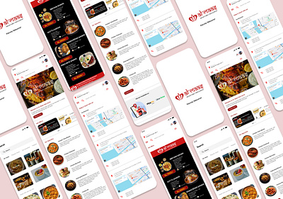 Website design for Al- Maas Indian restaurant almaas animation branding design graphic design landing logo new restaurant ui web websie