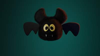 3D Bat 3d graphic design