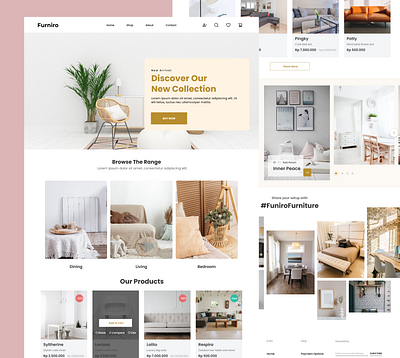 E-commerce landing Page