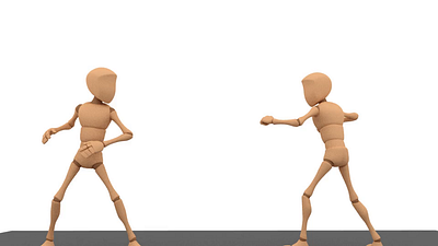 Fight Scene Animation 3d animation