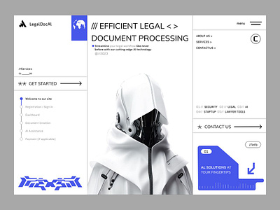 Website design for LegalDocAl 3d animation graphic design logo motion graphics