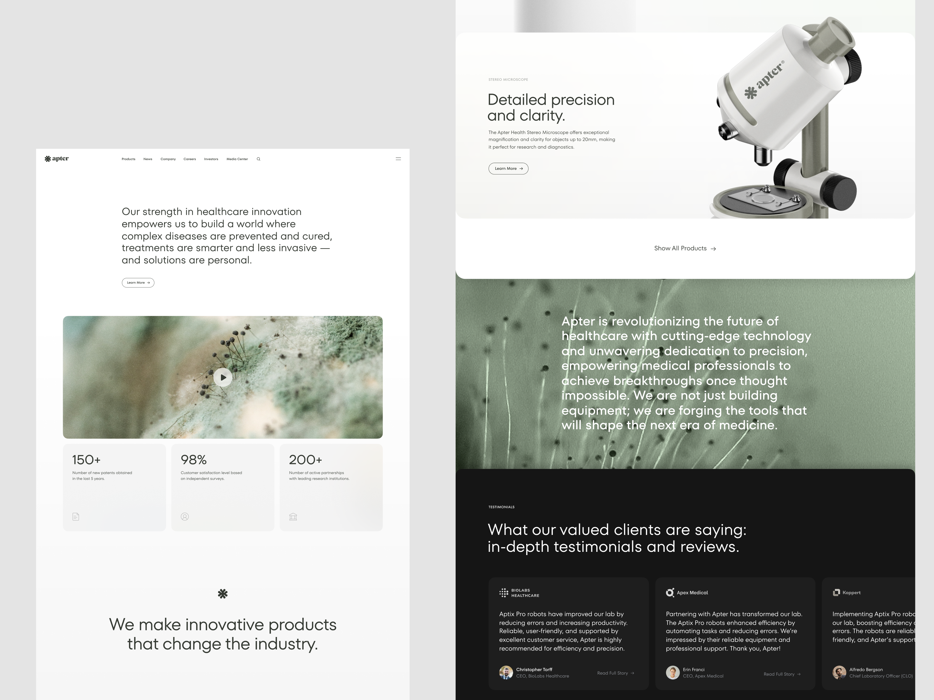 Example of Website Design (6 Pages)