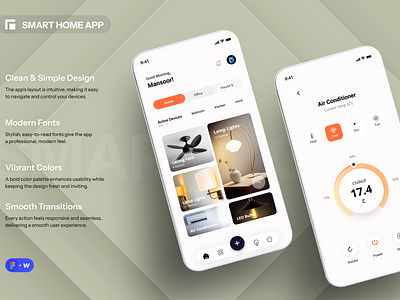 Smart home app user interface design aiapp appdesign branding controlhouse digitalapp power smarthome uiux userexperience userinterface