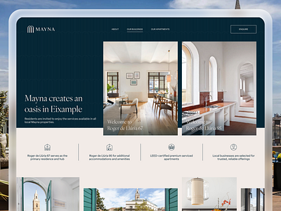 Live Mayna Residences - Buildings Detail Page agent airbnb apartment booking building home hospitality hotel house landing page listing online platform property real estate rent rental residence staying website