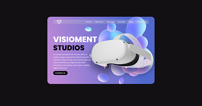 3D animation for Visioment Studios 3d animation app ar branding design graphic design illustration logo typography ui uidesign ux uxdesign vector