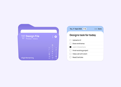 Design folder app design product product design ui ux