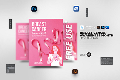 Breast Cancer Awareness Flyer Templates aam360 aam3sixty breast awareness breast cancer breast cancer awareness breast cancer awareness month cancer awareness cancer awareness day cancer awareness event cancer awareness month cancer awareness seminar cancer clinic cancer day cancer event cancer flyer flyer template gumroad healthy breast pink ribbon women cancer