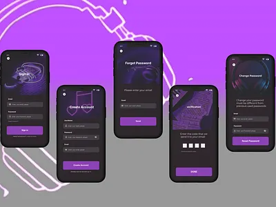 Login process/Account registration uiux designer