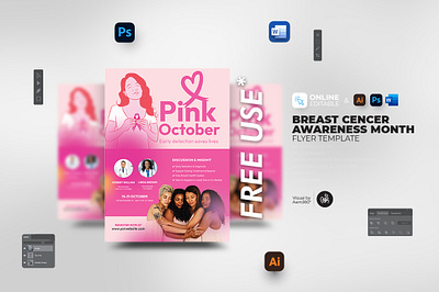 Breast Cancer Awareness Flyer Templates aam360 aam3sixty breast awareness breast cancer breast cancer awareness breast cancer awareness month cancer awareness cancer awareness event cancer awareness seminar cancer clinic cancer day cancer event cancer flyer charity event flyer template free flyer pink awareness pink cancer pink ribbon women cancer