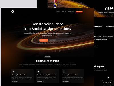 Transform Agency Website | UI Web Design agency agency website appdesign beautiful creative graphic design mordern professional website stunnig design style ui uxui uxui design webdesign