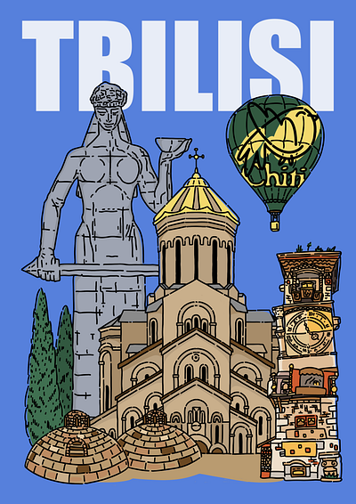 TBILISI poster graphic design illustration poster