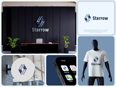 Sterrow Logo Design. abstract app logo best logo designer blockchain logo brand identity branding creative logo credit card company crypto graphic design letter s logo logo logo design logo designer modern logo online payment payment gateway payment logo s logo design transection