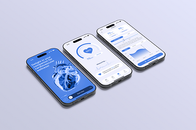 Heart Rate Monitoring Mobile App UX/UI analisys health health care healthcare healthcare mobile app healthtech heart rate medical medical app medicine mobile app mobile app concept mvp online startup statistics treatment ui mobile ux ux mobile