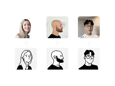 More custom avatars! avatars icons illustration ui