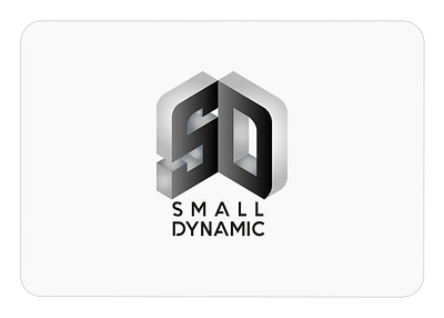 SMALL DYNAMIC branding graphic design logo typography