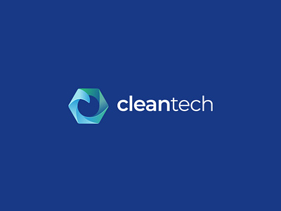 Logo Design - CleanTech branding clean icon logo logo design logo mark modern logo symbol visual identity water logo