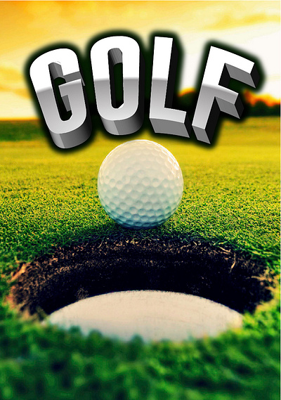 Golf Posters graphic design