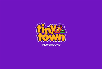 Tiny Town branding design graphic design illustration kids logo tinytown typography vector