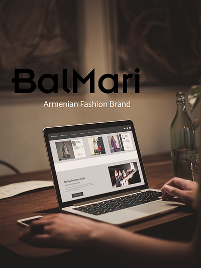 Fashion Brand Website design web design