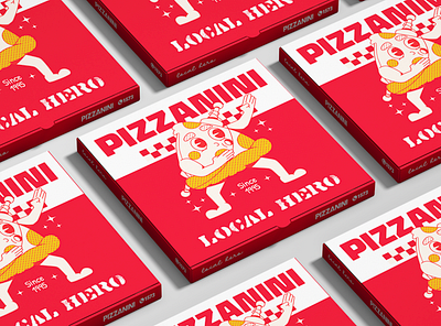 PIZZANINI branding design graphic design illustration logo pizzanini typography