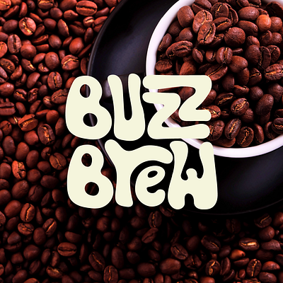 BuzzBrew - coffee brand app branding design graphic design illustration logo typography vector