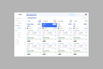 Base Maintenance design figma graphic design ui