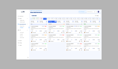 Calendar figma graphic design ui