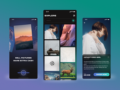 Social Media App: UI Design app app design app ui app ui design design design ui graphic design gui photography app social media app ui uiux uxui