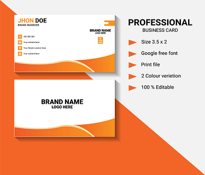 Simple Business Card Design banner bi fold brochure business card canva card flyer id card illustrator photoshop poster tri fold