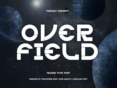 Overfield – Futuristic gaming font display font font futuristic font gaming font