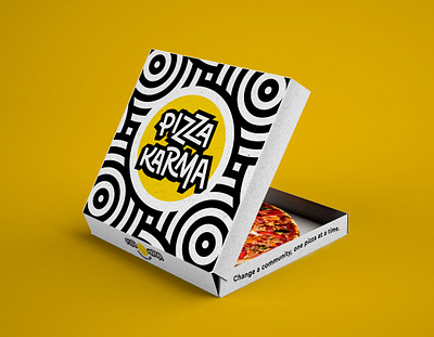 Pizza Karma branding creative design graphic design logo visual identity