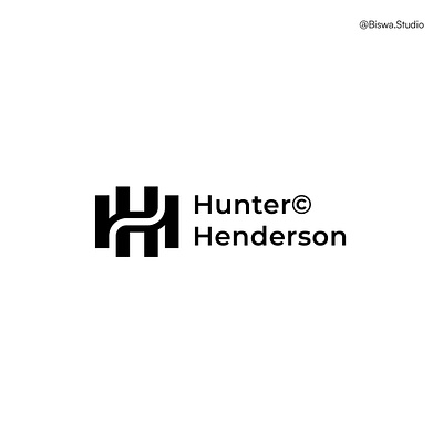 H+H Monogram Logo bran brandidentity branding graphic design logo monogram typography