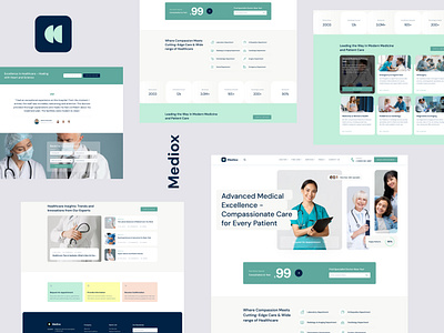 Patient Care: Modern Hospital Landing Page agency website branding creative website design doctor healthcaredesign hospital hospital website medical medical website moderndesign patient care patientexperience responsivedesign uidesign uiux ux web