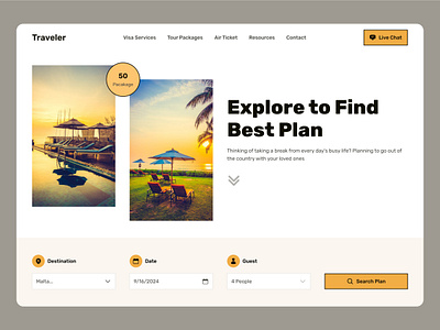 Travel Agency Website Design agency branding design discover illustration landing page logo productdesign tour tourism travel trip ui uiux web design web template webdesign website websitedesign webtemplate