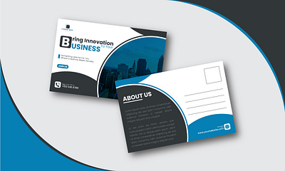 Corporate Postcard Design animation branding business card corporate corporate design corporate postcard design eddm flyer graphic design illustration illustrator logo motion graphics postcard postcard design ui ux vector