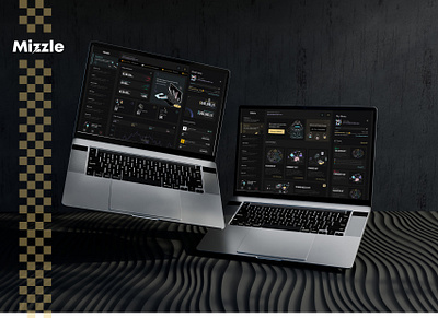 Mizzle- Web App dark theme flat ui webapp