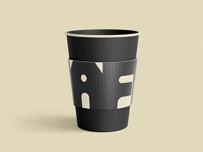 KAFE - Coffee cup beige branding clean coffee coffee cup cool cup graphic design korean logo minimal typography