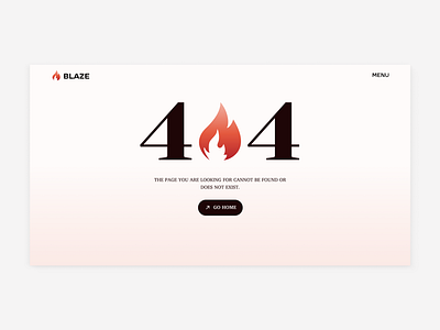 Daily UI Design Challenge #008 100 days of daily ui challenge 404 page blaze daily ui design daily ui design 002 ui web design