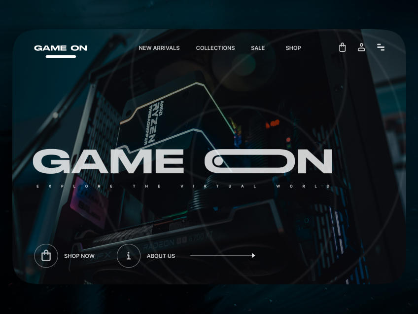 Game On: E-commerce website UI to buy gaming equipment design figma landing page ui ui design uiux user experience user interface ux ux design website design