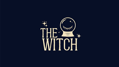 The Witch Logo Design adobe illustrator branding clean design design font graphic design illustration logo vector