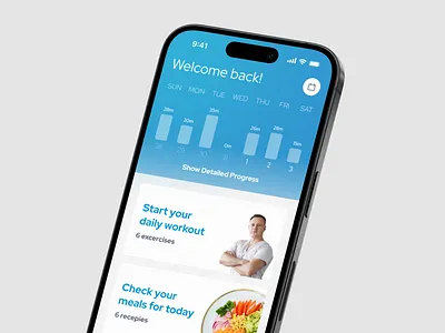 Fitness training app design fitness mobile ui workout