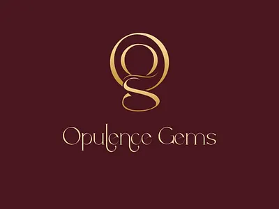 Opulence Gems | logo design | jewellery logo design brand branding branding identity graphic design jewellery branding logo logo desing logo for jewellery