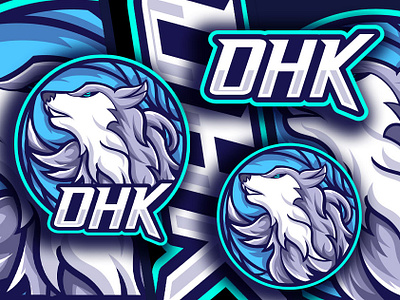 ohk esport team cartoon esport gaming logo logo gaming mascot mascot logo sport